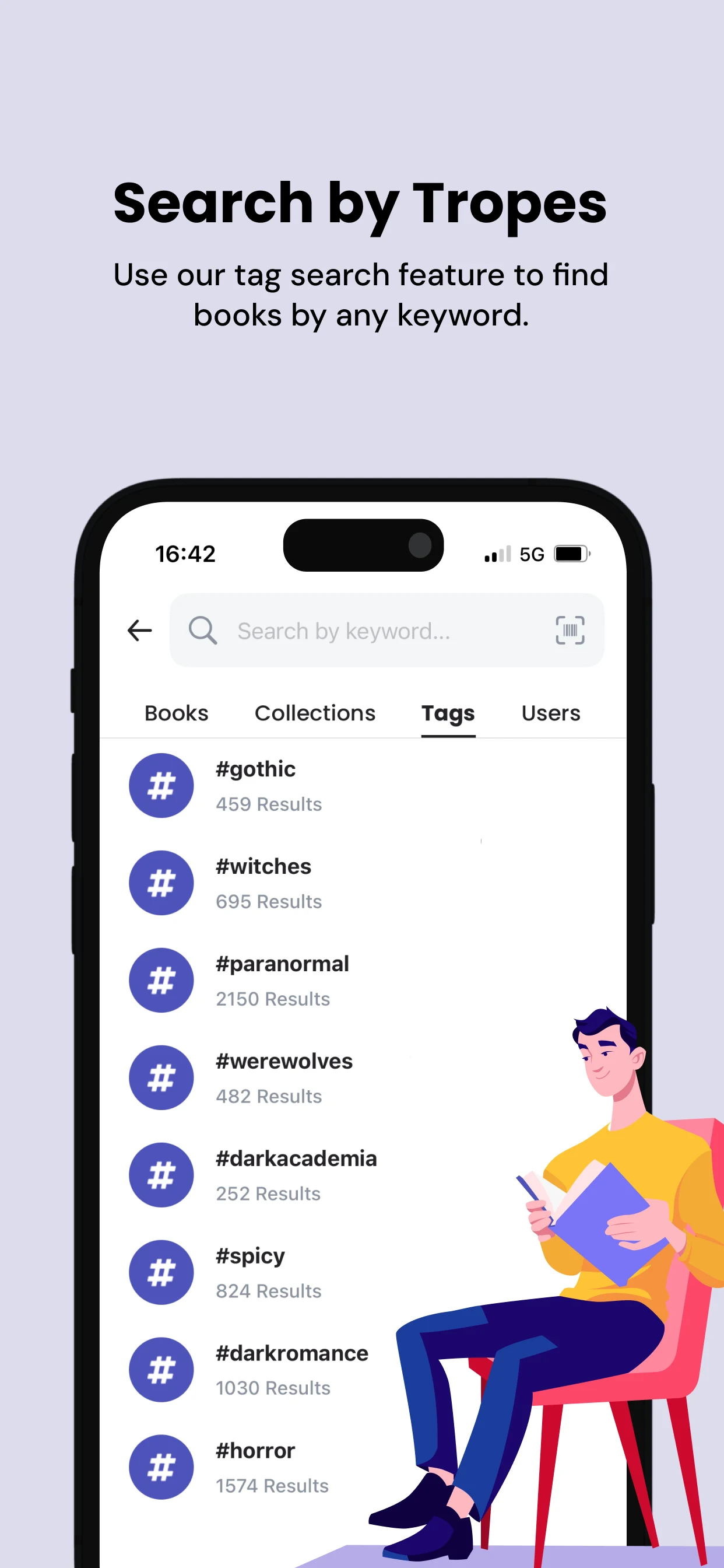 Uncover - Bookish App screenshot